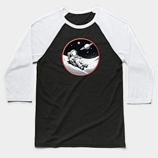 Martian Slip 'n Slide Fail - Astronaut Adventure Baseball T-Shirt